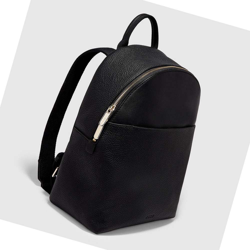 Women's Ecco Textureblock Small Backpacks Black | SG 279ZUT